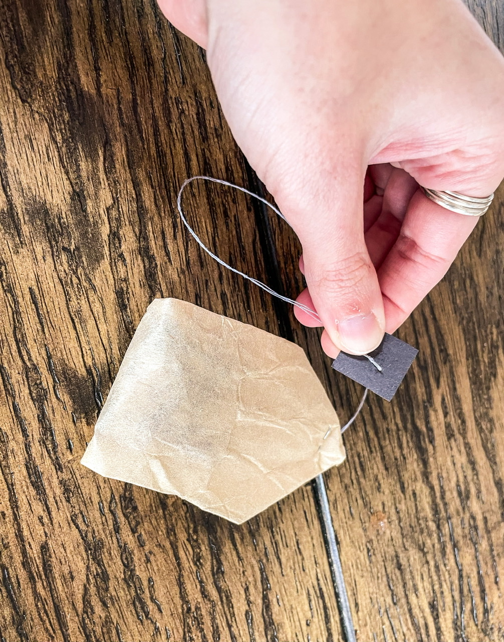 coffee filter tea bag