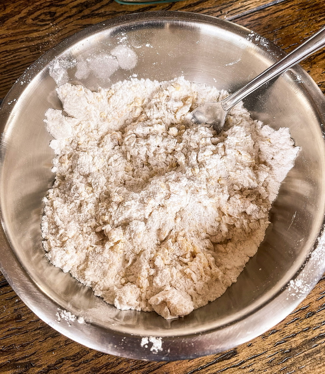 blackberry cobbler mixed ingredients