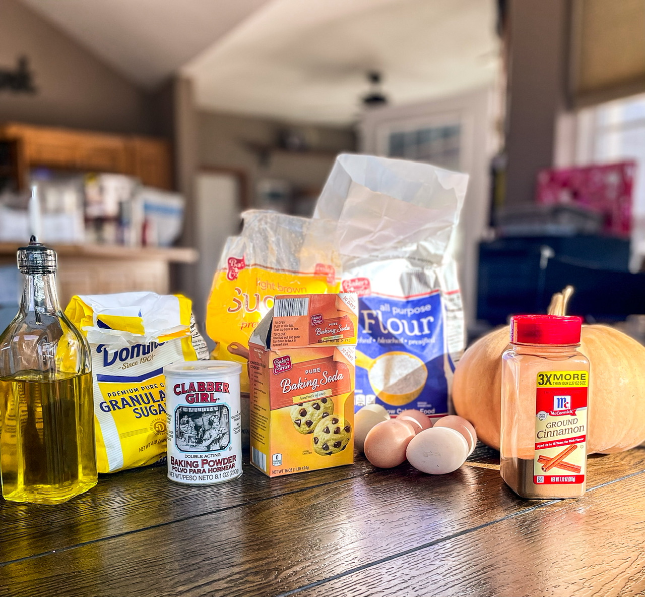 pumpkin bread ingredients